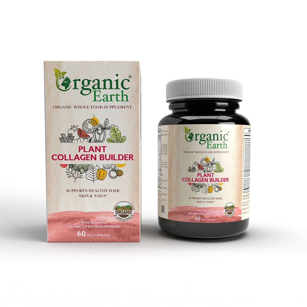 Organic Earth Plant Collagen Builder 60 Capsules