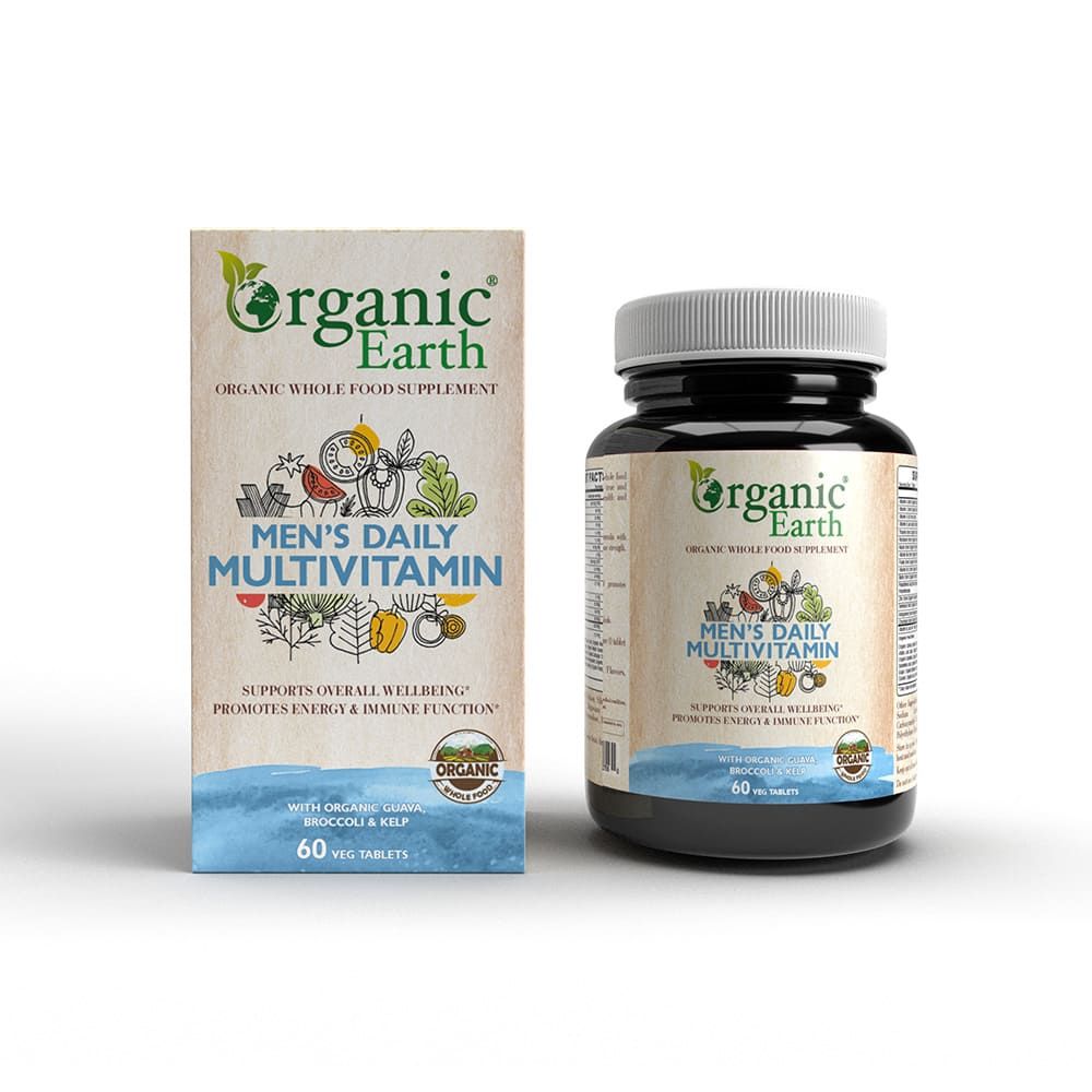 Organic Earth Men’s Daily Multivitamin 60 Capsules