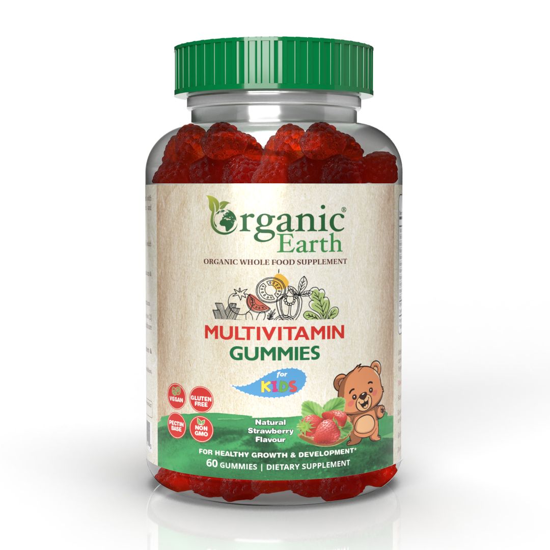 Organic Earth Multivitamin & Mineral Kids Gummies 60'S