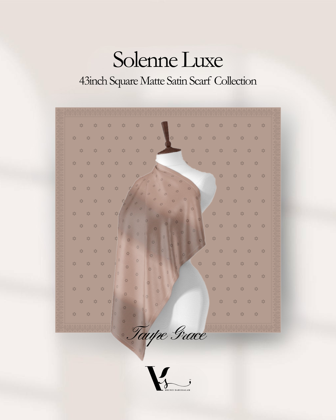 Solenne Luxe in Taupe Grace