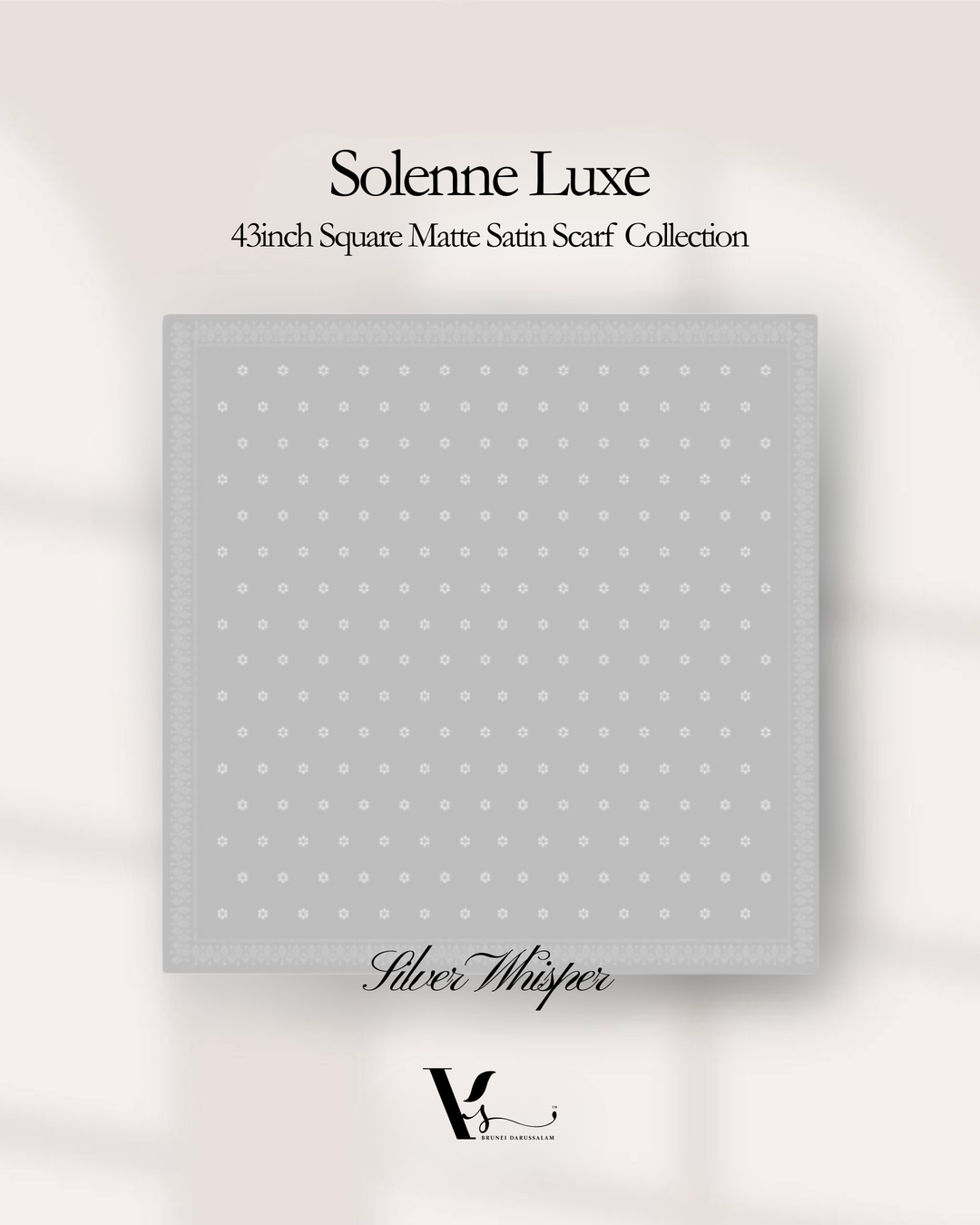 Solenne Luxe in Silver Whisper