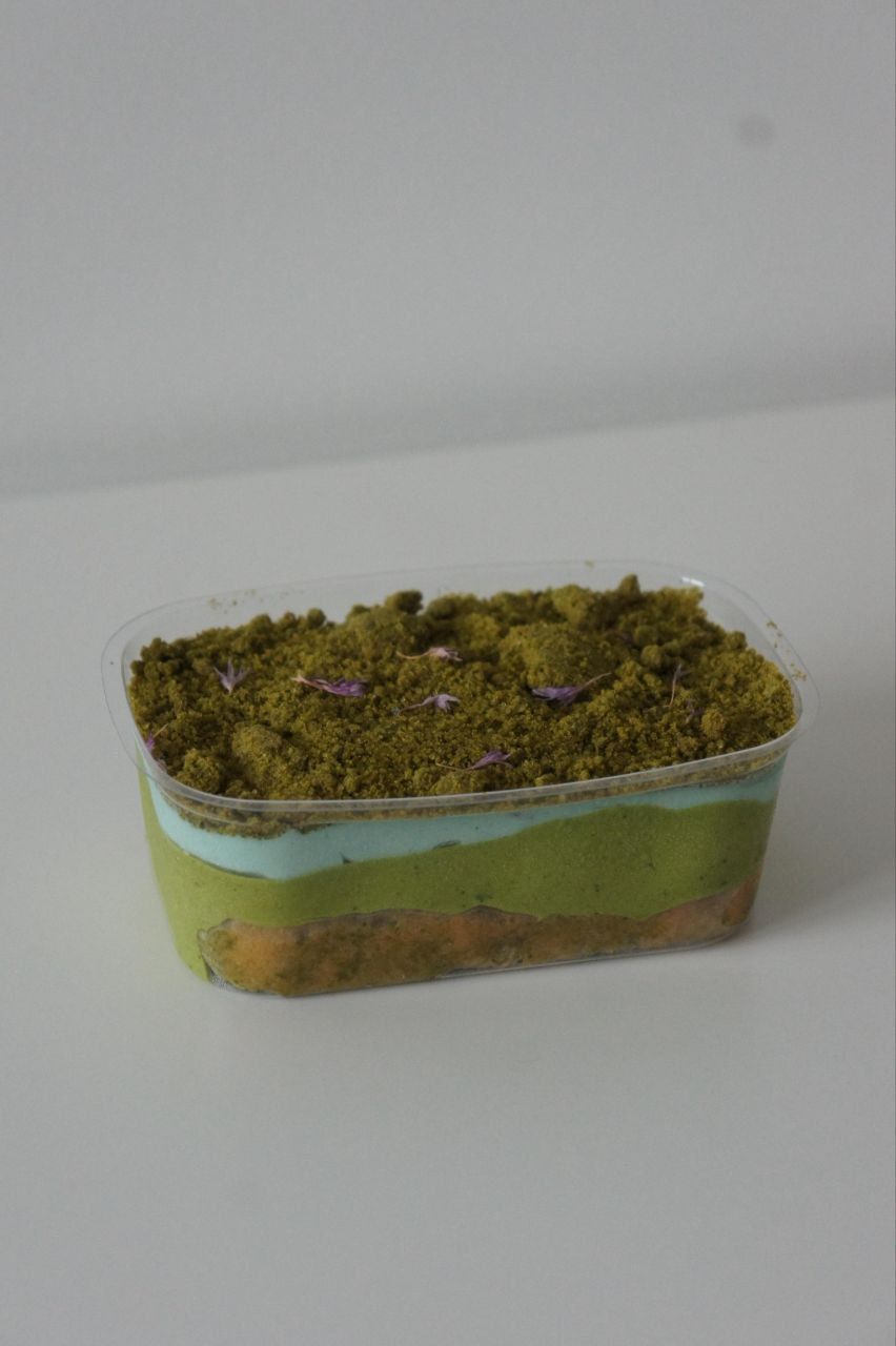 Blue pea lavender matcha tub 