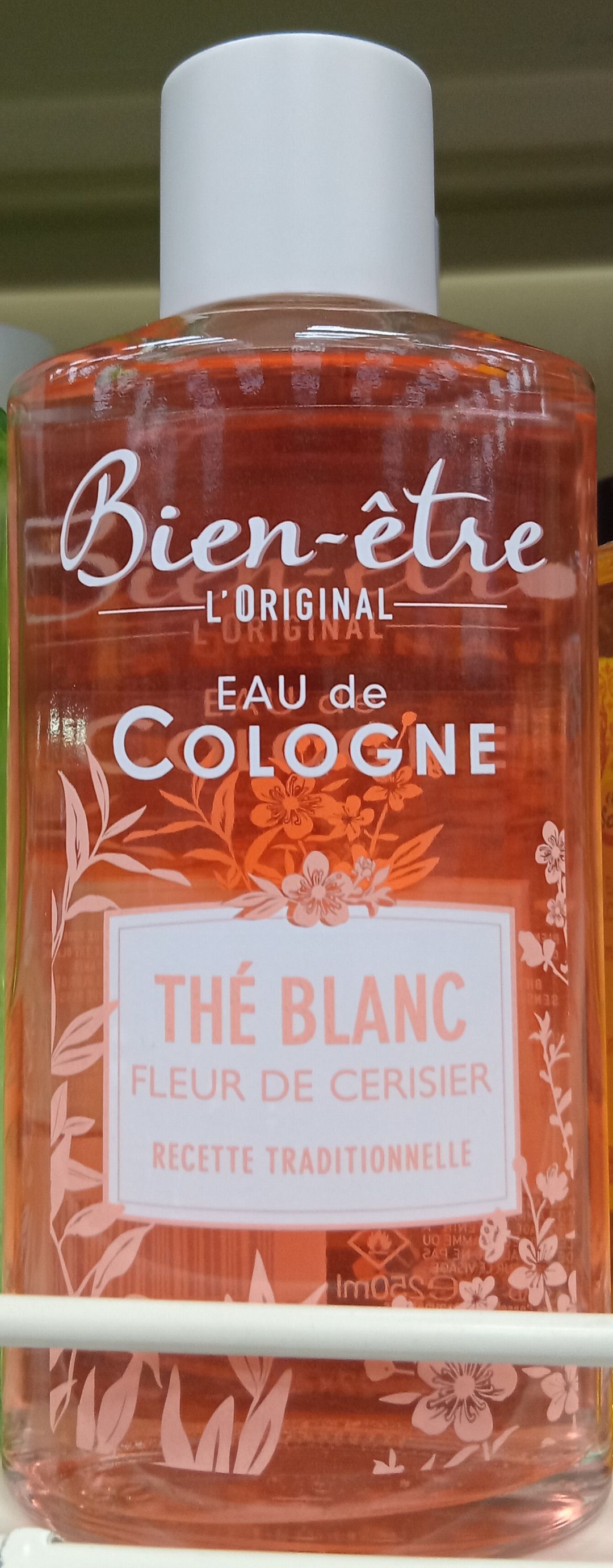 Bien Etre Edc The Blanc Fleur De Cerisier 250ml
