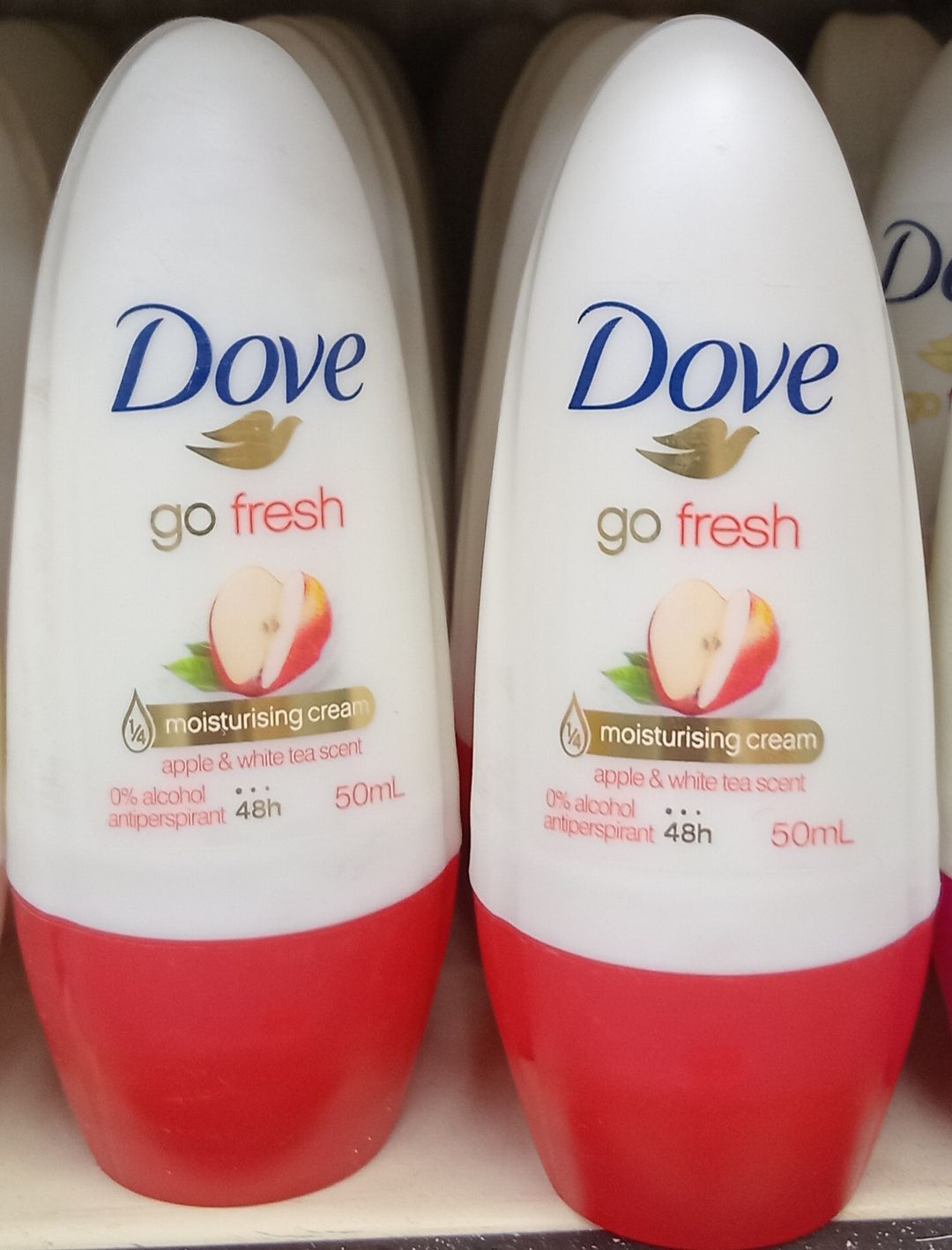 Dove Anti-Persp. R/On 0% Aple/Wh. Tea 50ml