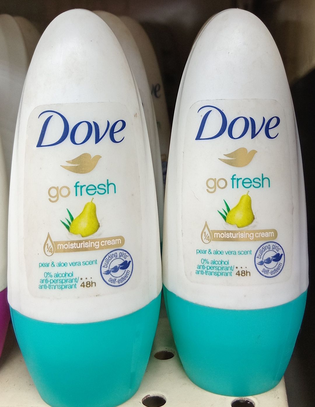 Dove Anti-Persp. R/On 0% Go Fr. Pear & Aloe 50ml