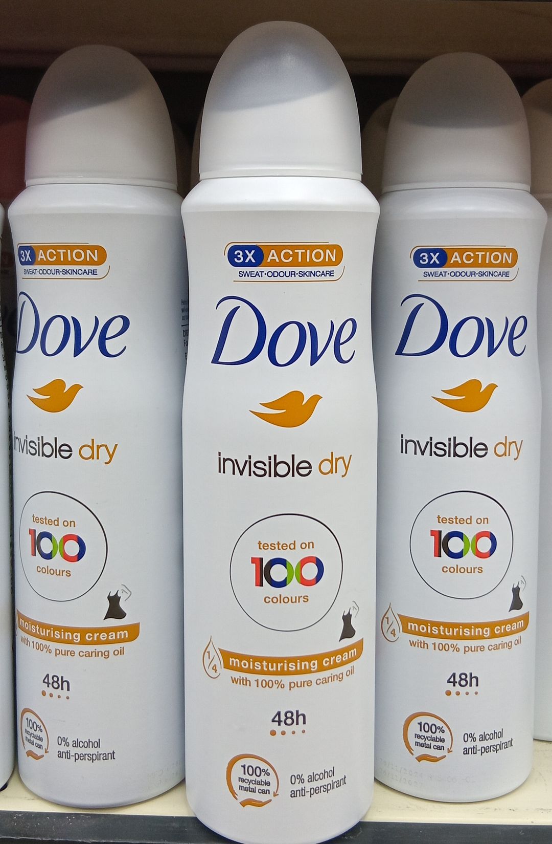 Dove Deo Invisible 150ml