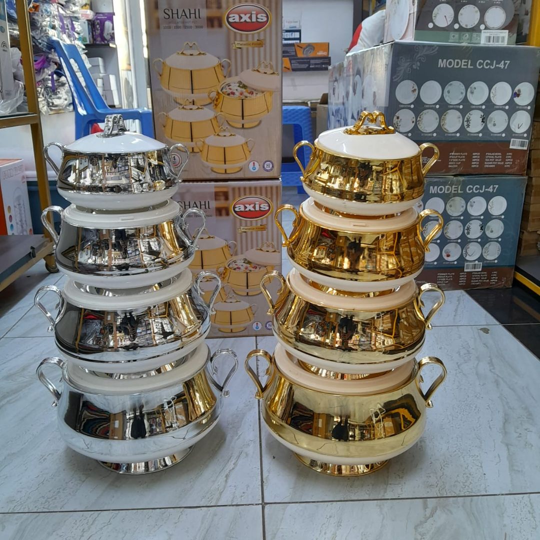 SHAHI INSULATED  HOTPOTS(4PC)