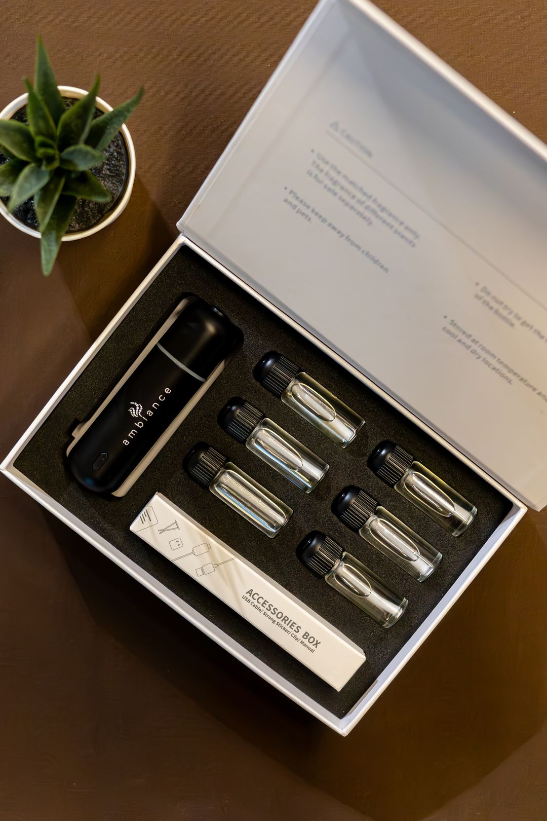 Ambiance Smart CAR Diffuser - with 6 Scents