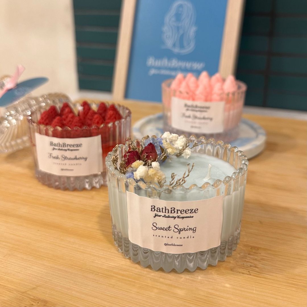 BathBreeze Sweet Spring Candle - Lilin Aromaterapi / Scented Candle - Blue Sky
