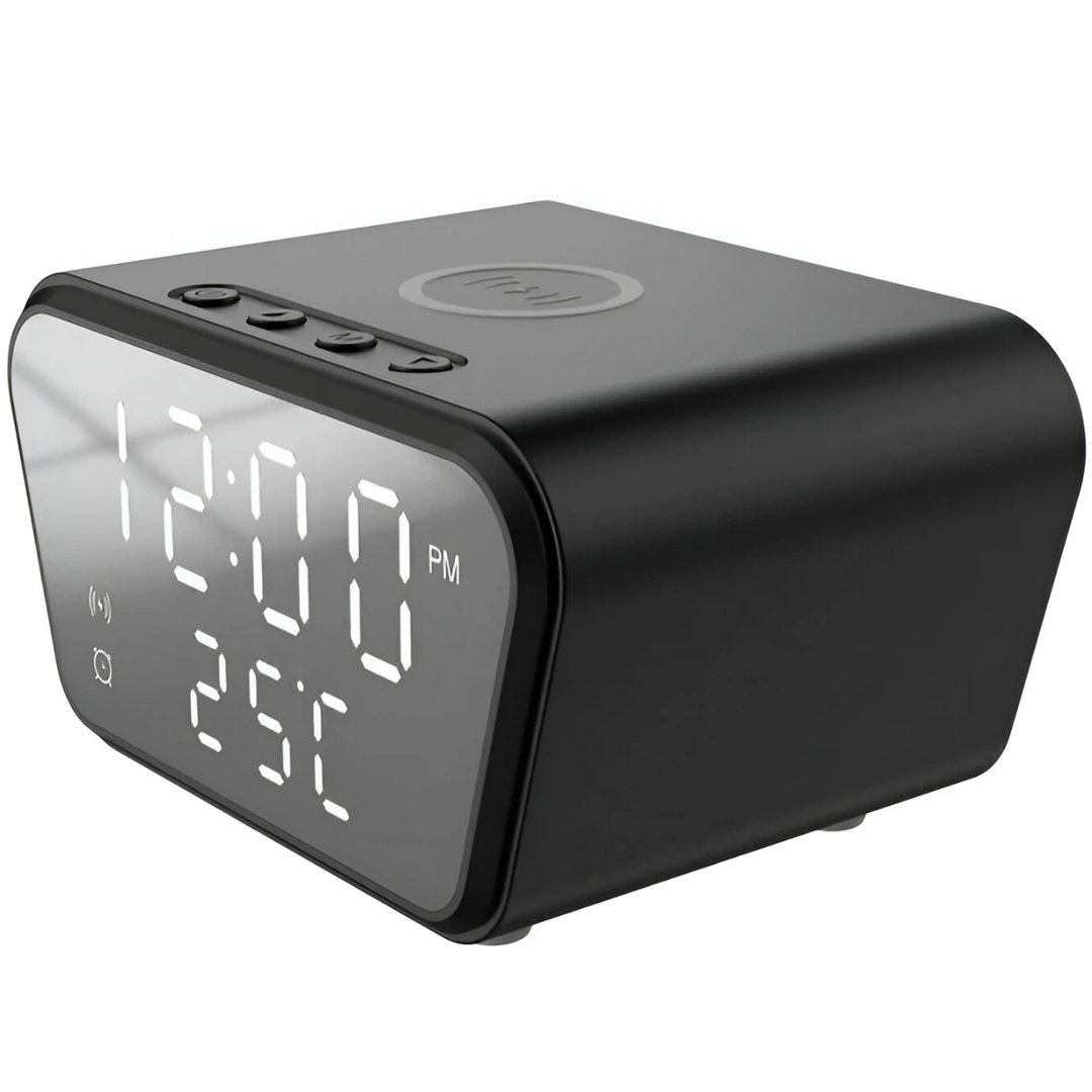 RELOJ MULTIFUNCIONAL DE MESA CON CARGA INALAMBLICA HT-301