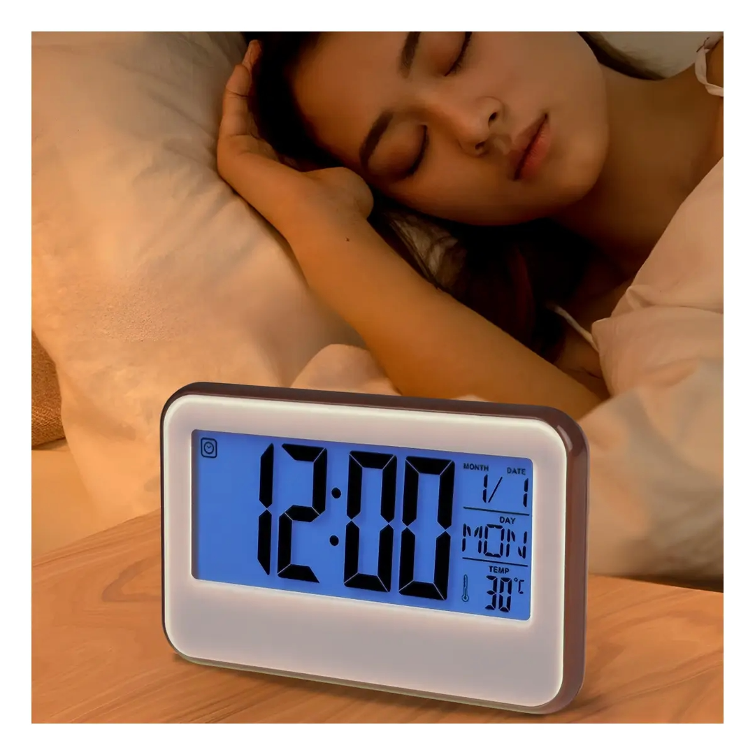 RELOJ DESPERTADOR DIGITAL CON TEMP GY-2202