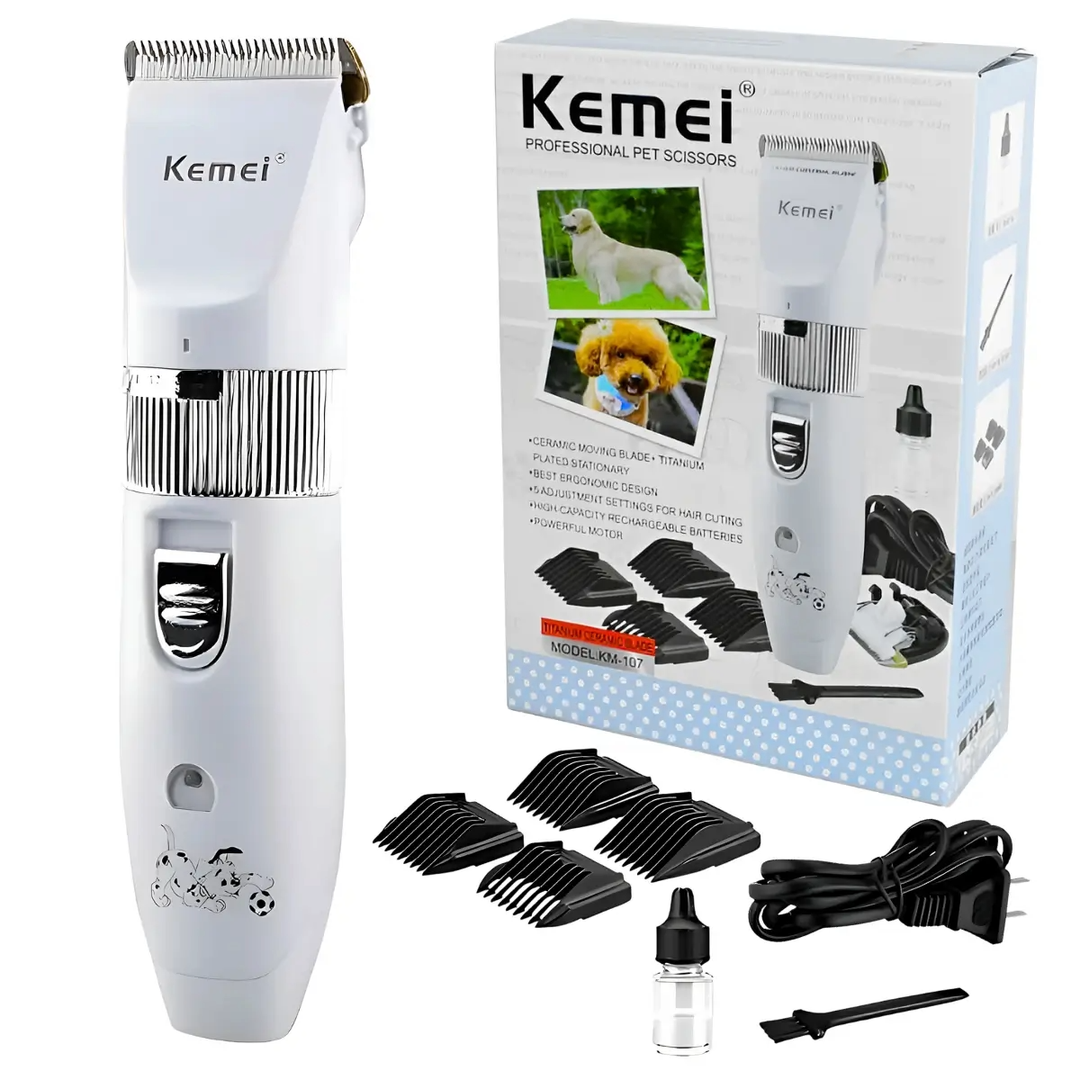 RASURADORA DE PERRO RECARGABLE KEMEI KM-107