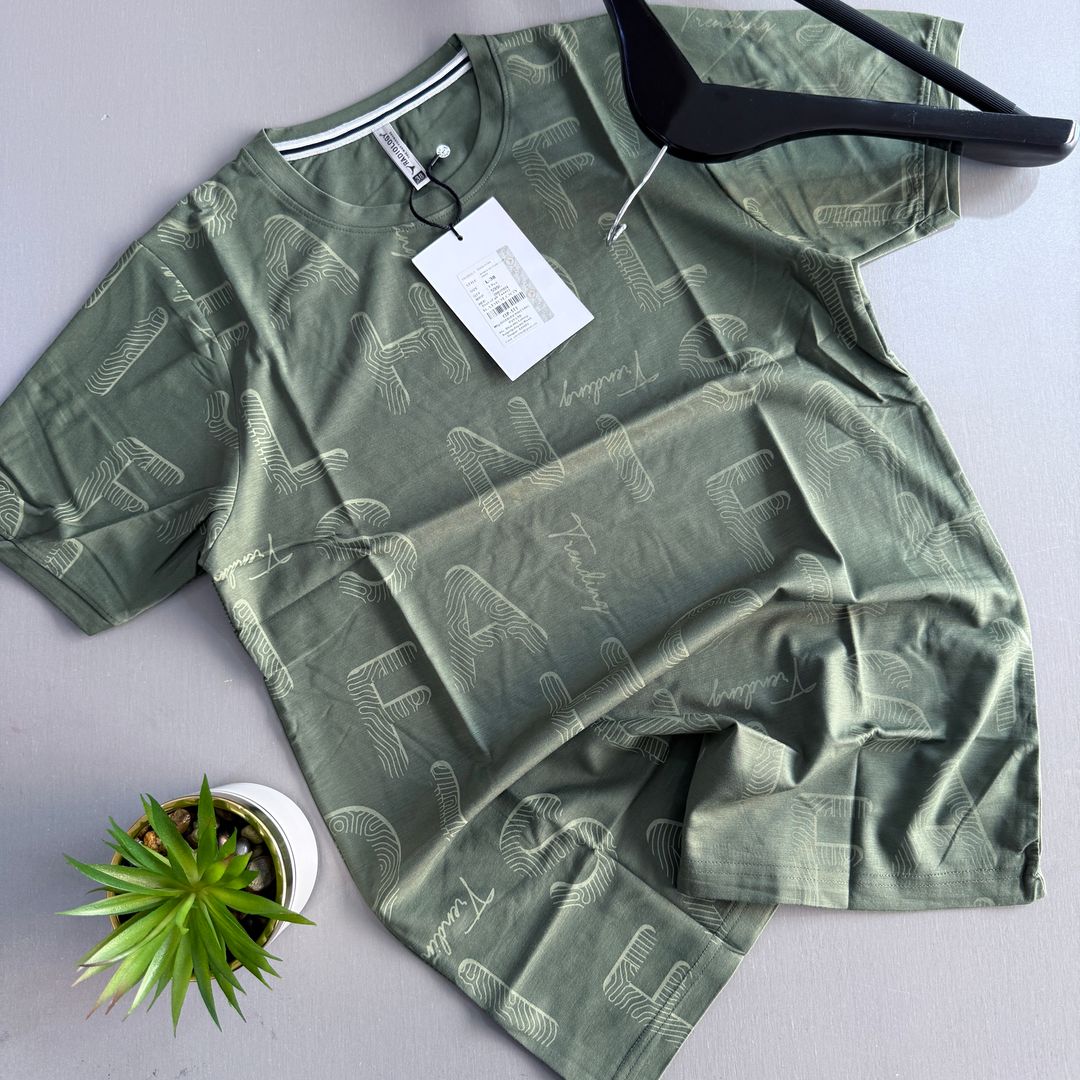 Radiology T-Shirts (PATTERNED) Army Green