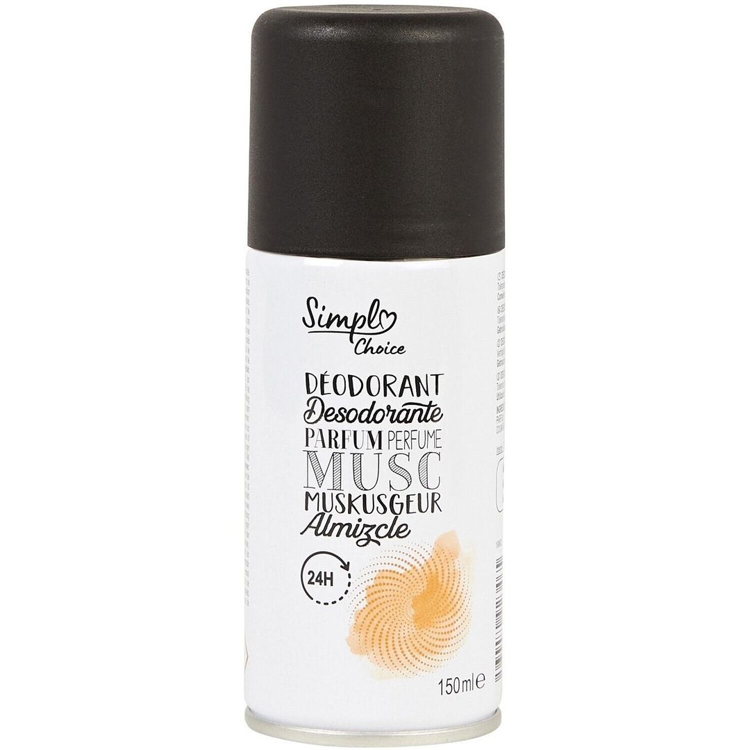 Simple Deo Spr. Hom. Musk 150ml