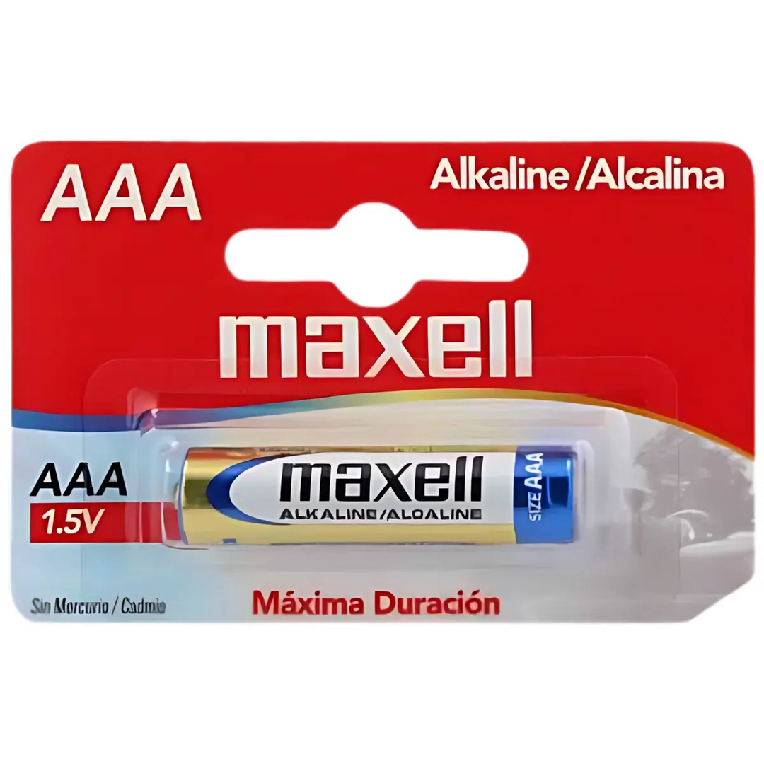 PILA MAXELL AAA ALCALINA UNIDAD