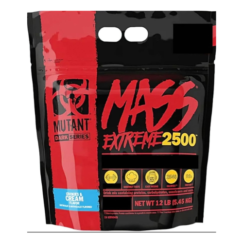 MUTANT MASS EXTREME 2500 12LBS COOKIES AND CREAM
