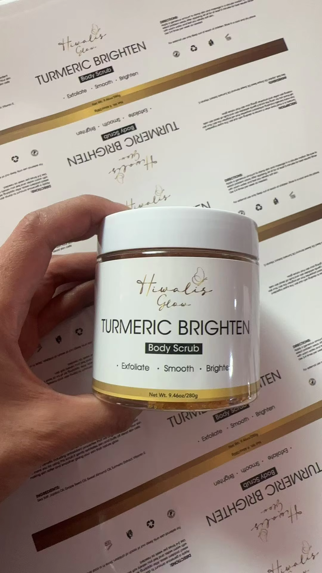 Tumeric Salt Scrub