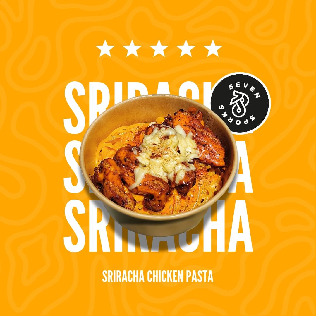 Sriracha Chicken Pasta with Cheese