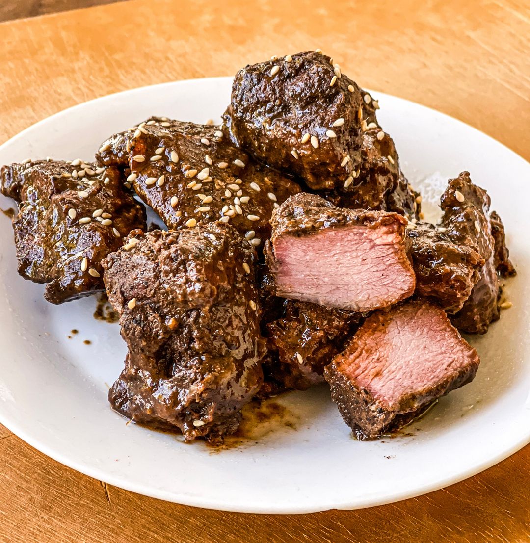 SMOKED BBQ PORK BITES 
