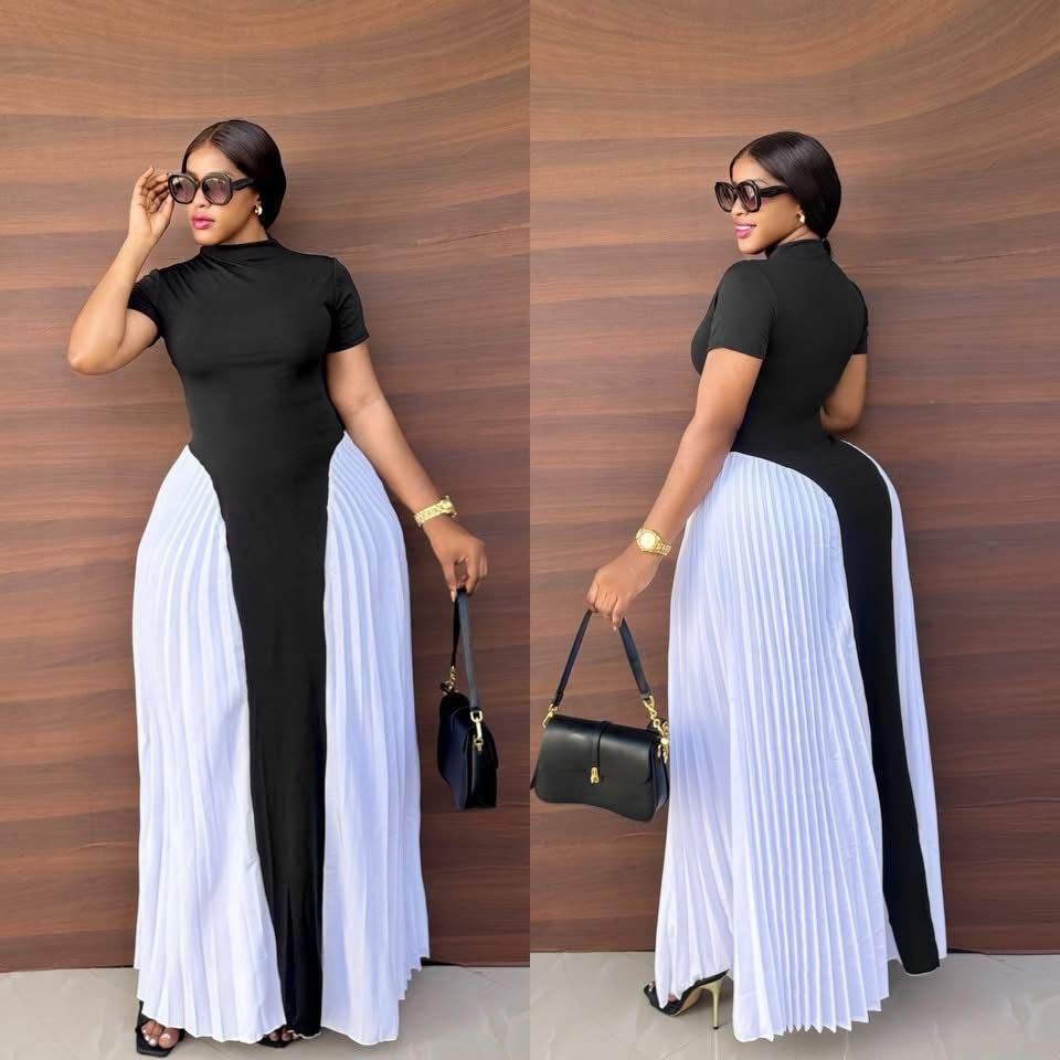 Contrast chic maxi 