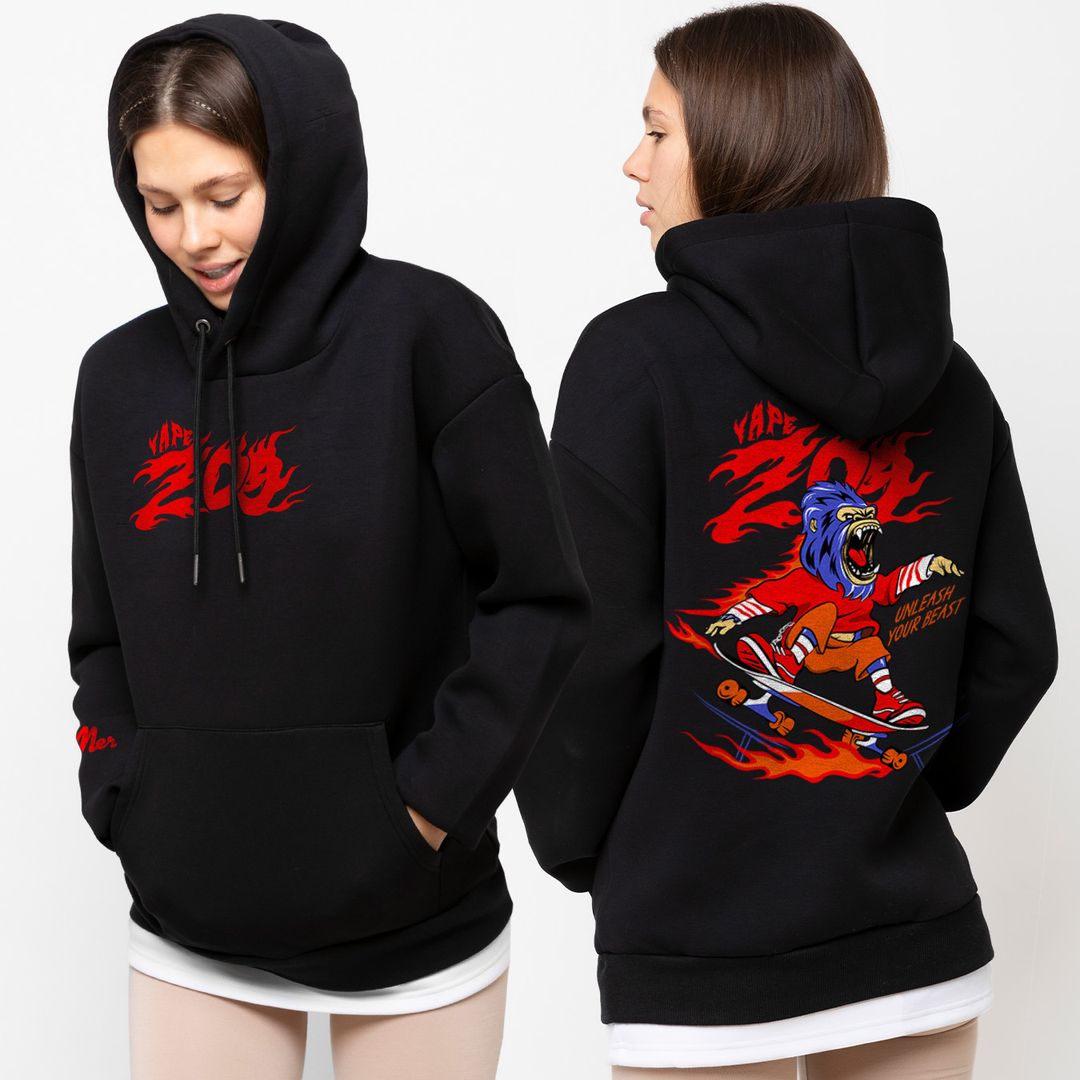 SKATE RED HOODIE