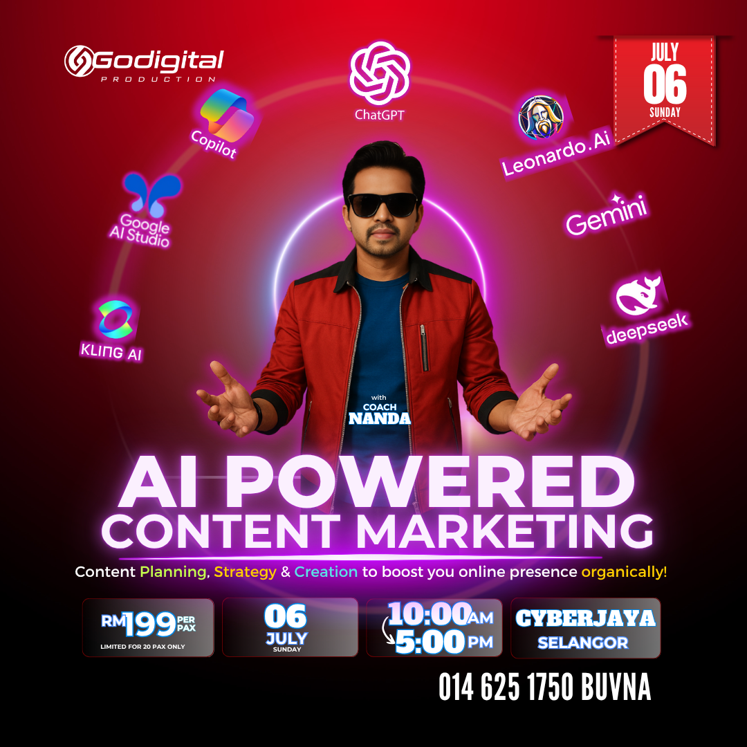 AI Powered Content Marketing Cyberjaya Selangor -6 July 2025  