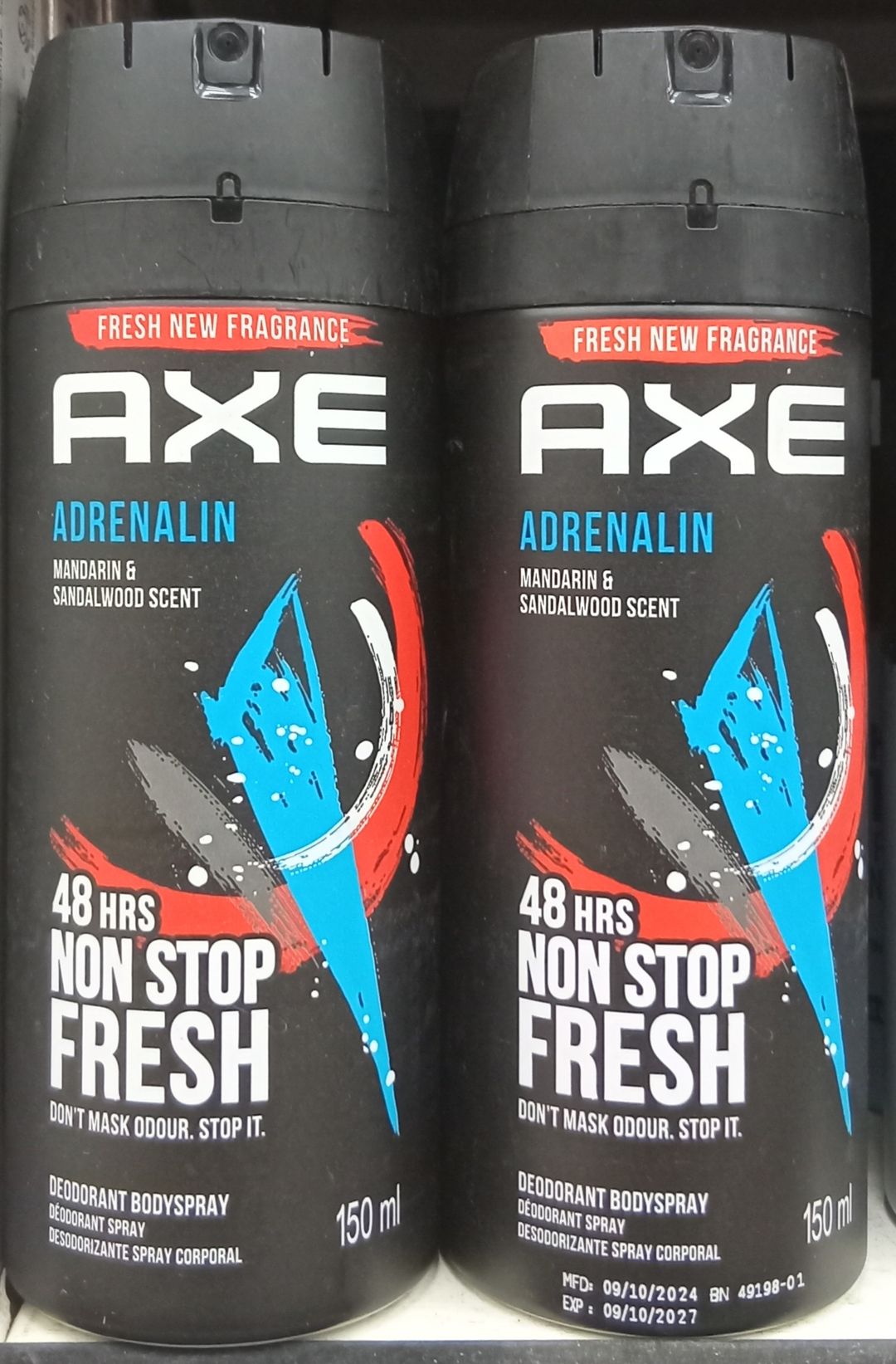 Axe Deo Body Spray Adrenalin 150ml