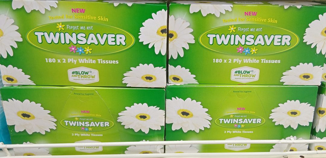 Twinsaver Facial Tissues 2ply Rainbow 180'S