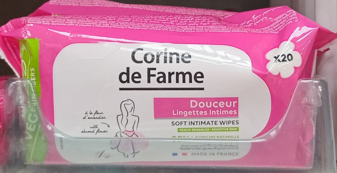 Corine De Farme Lingettes Intime Douceur 20'S