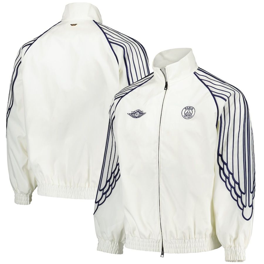 PSG x Jordan Wings Anthem Jacket - Sail (White)