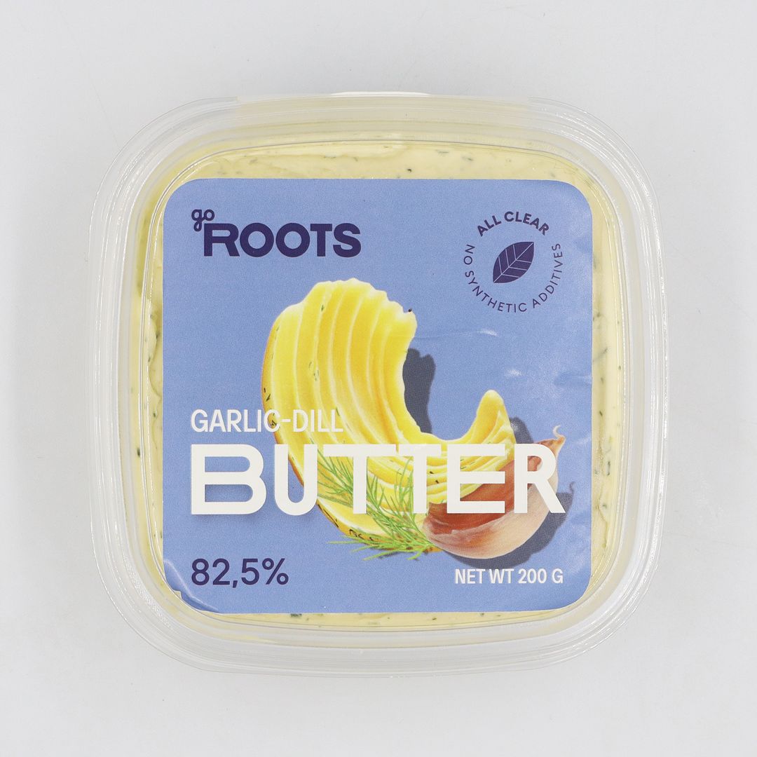 Roots Butter 82.5% Garlic-Dill 200g