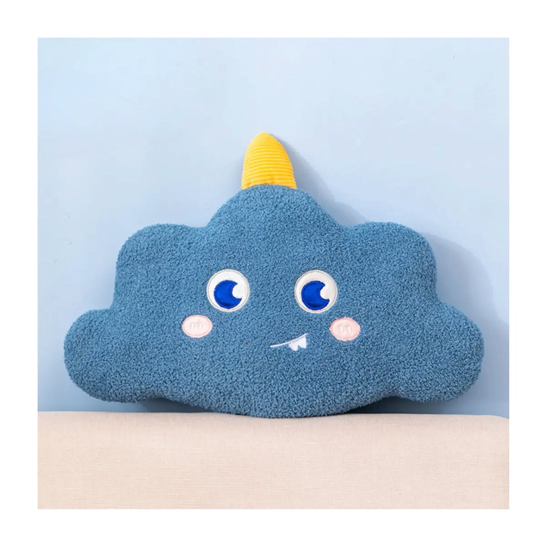PELUCHE TIPO COJIN NUBE AZUL