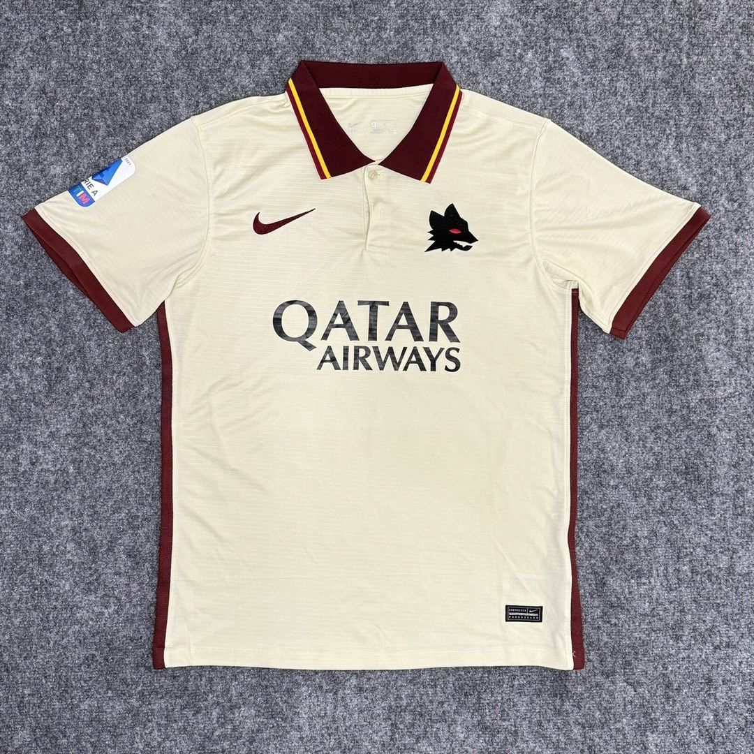 AS Roma 2020/21 Away Shirt (White/Claret)