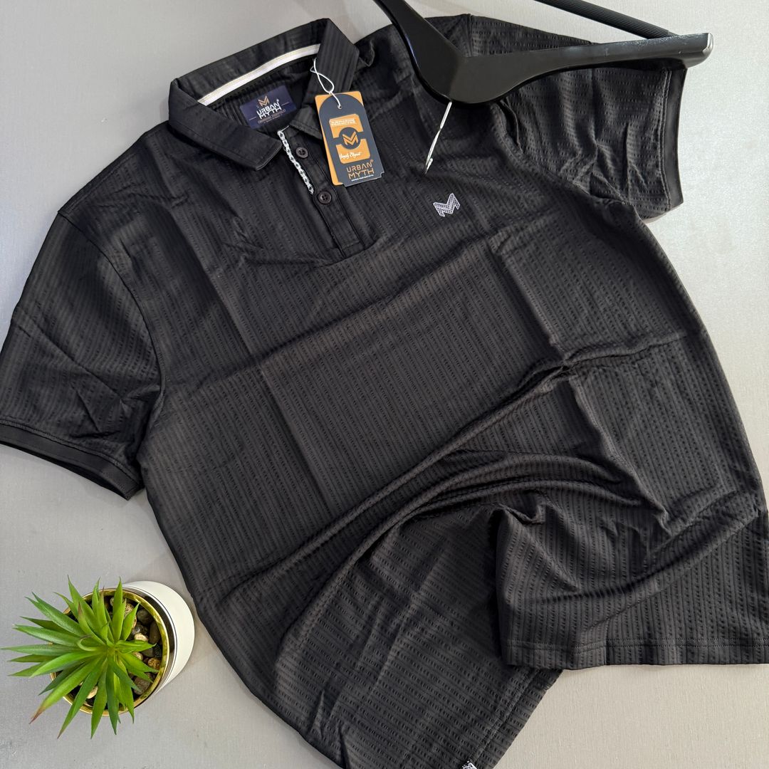 URBAN MYTH PLAIN PATTERNED - BLACK