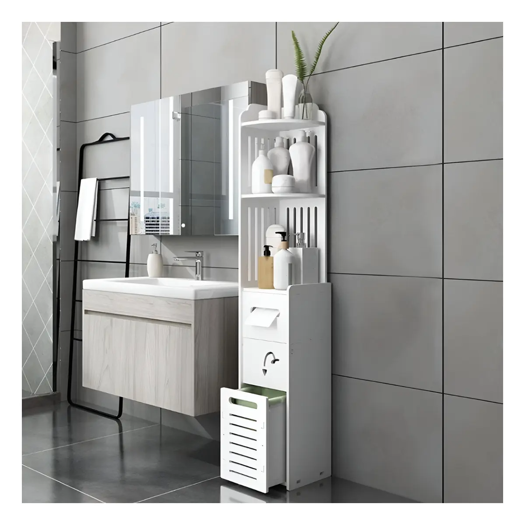 ORGANIZADOR VERTICAL ESQUINERO CON GAVETAS 120*20*20 CM