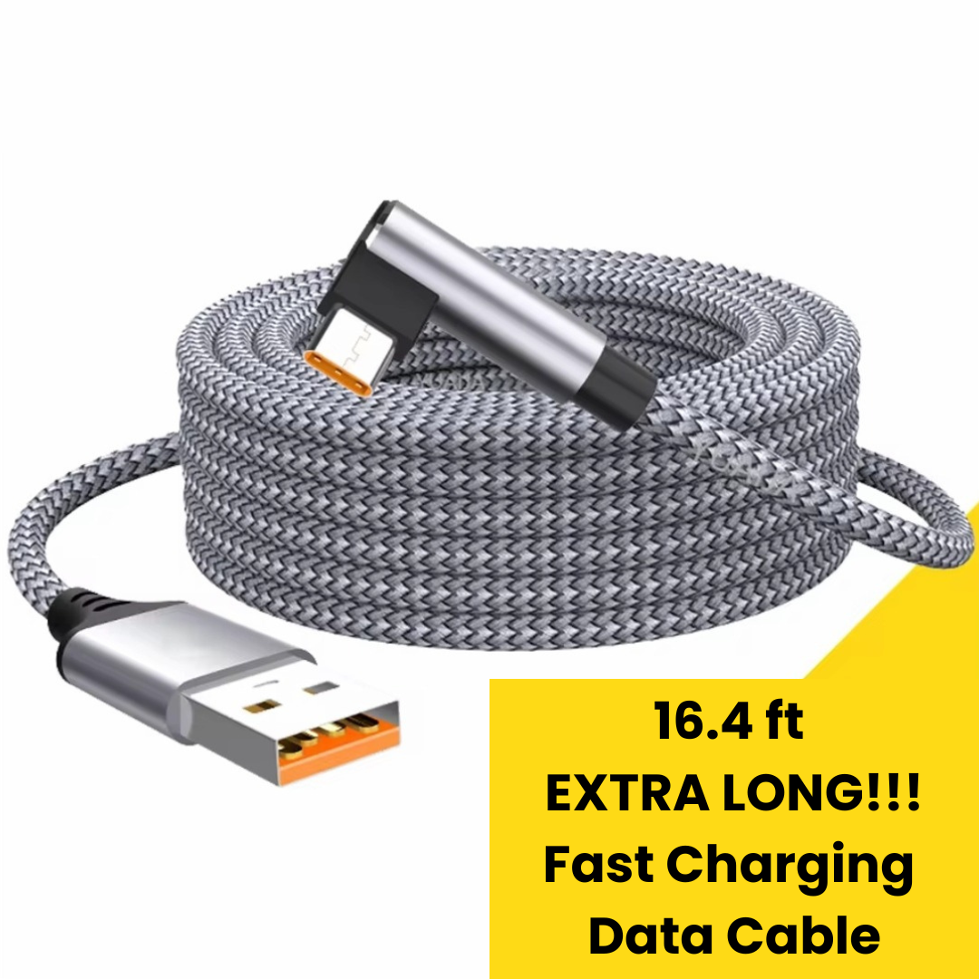 Extra Long 16.4FT Fast Charging Cable – Type C to USB