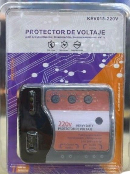 Protector de Voltaje 220V de Bornera – Heavy Duty