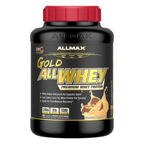 ALLMAX ALLWHEY GOLD 5LBS CHOCOLATE PEANUT BUTTER