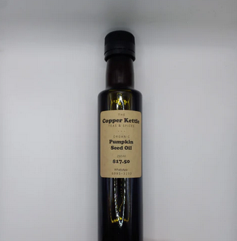 Pumpkin Seed Oil - Cold Pressed 250ml / Aceite de Semilla de Calabaza - Prensado en Frío 250ml
