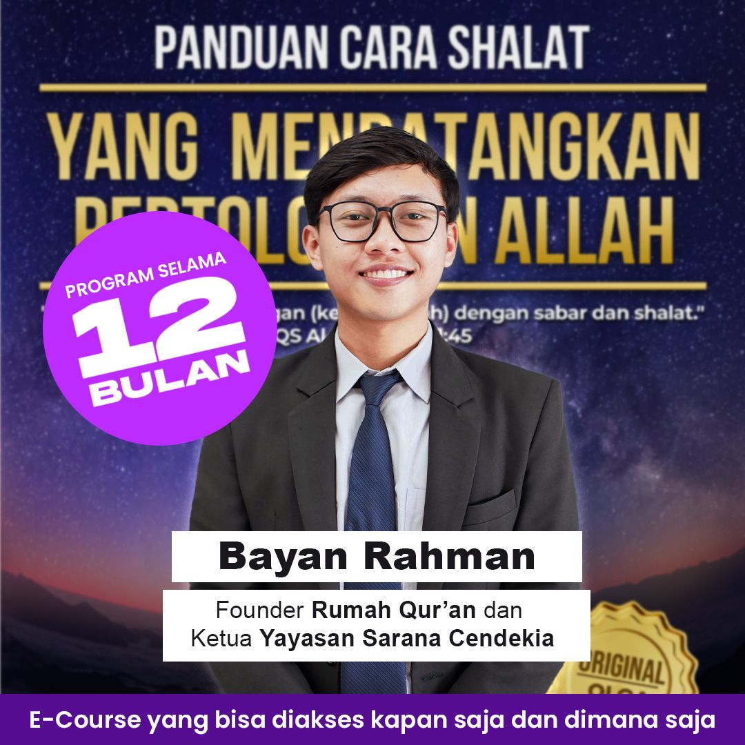E-course Panduan Cara Sholat (Yang Mendatangkan pertolongan allah)