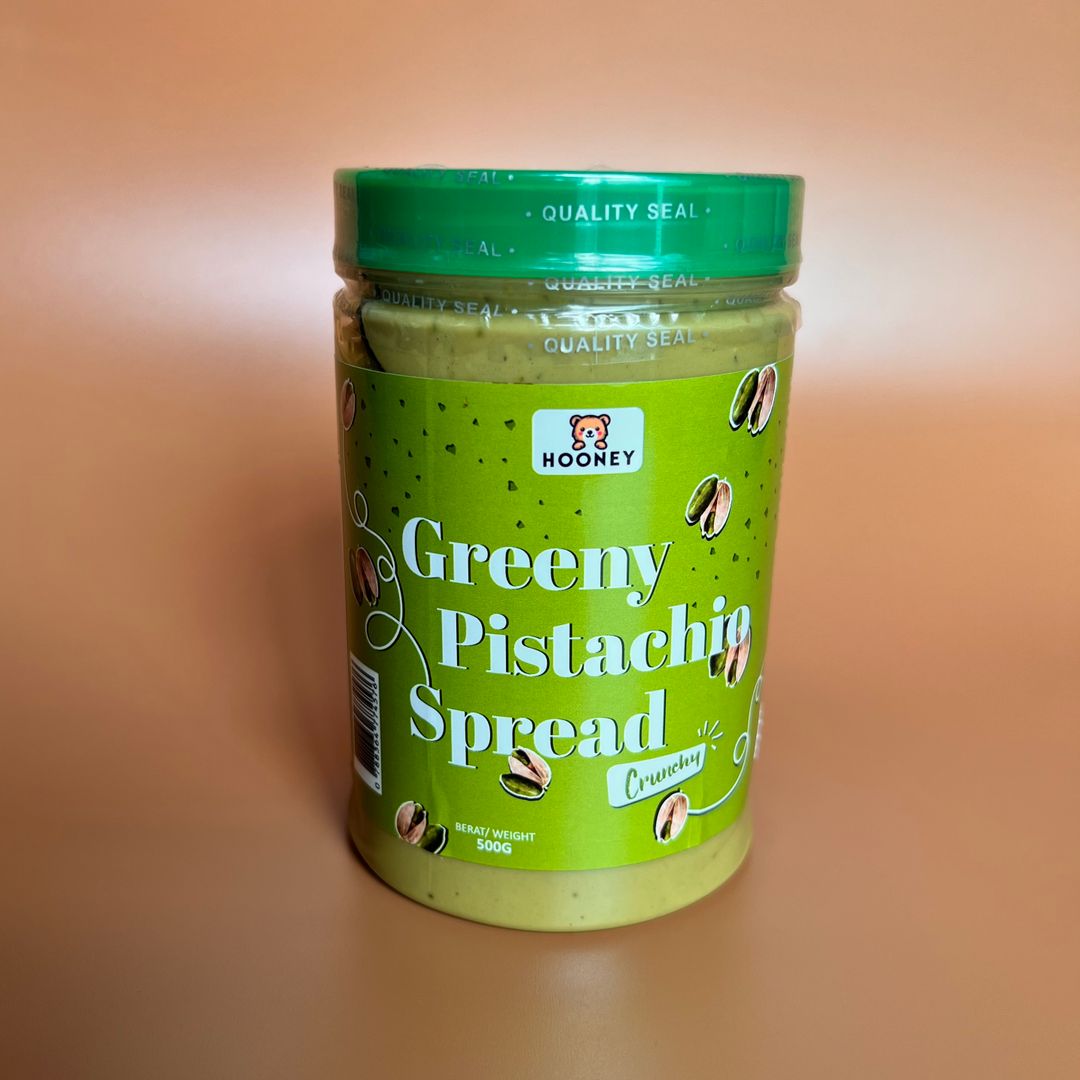 Hooney’s Greeny Pistachio Spread (Crunchy), 500g