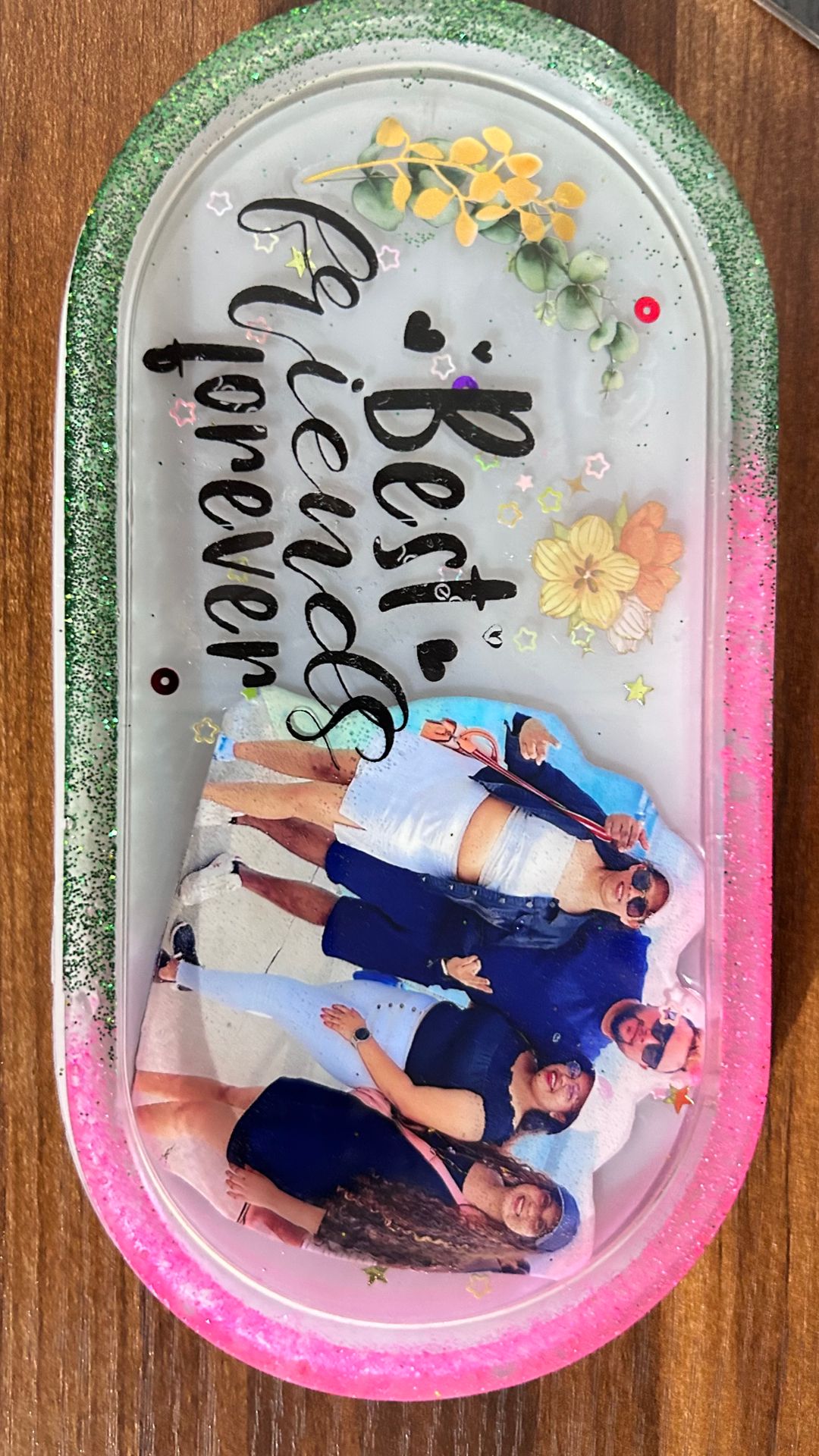 🖼️✨ Custom Glitter Resin Frames – Now Available! ✨💖