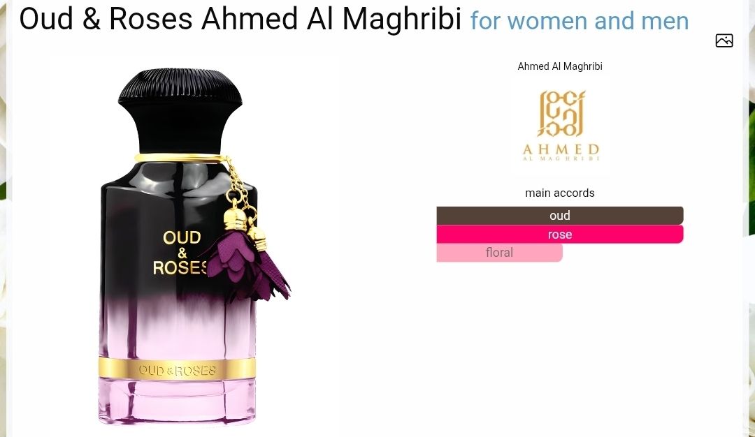 Oud and roses by ahmed al maghribi- 5ML
