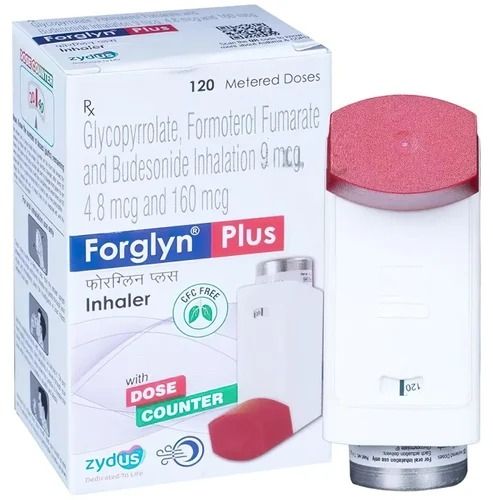 Forglyn Plus Glycopyrrolate Formoterol And Budesonide Inhaler, 200 mcg