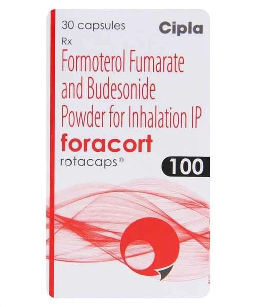 Budesonide 100 mcg + Formoterol Fumarate Dihydrate 6mcg