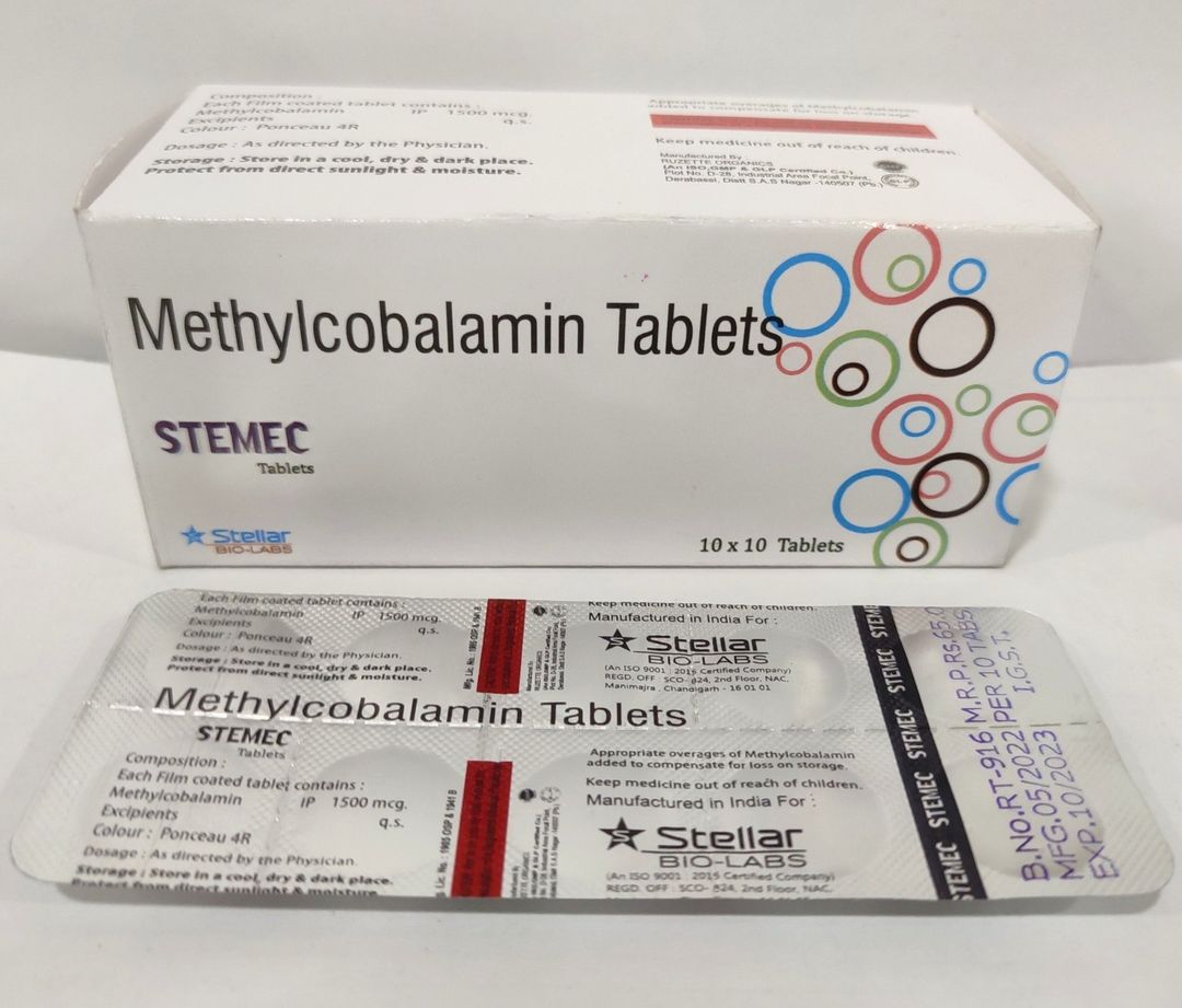 Vitamin B12 Methylcobalamin 1500mcg Tablets