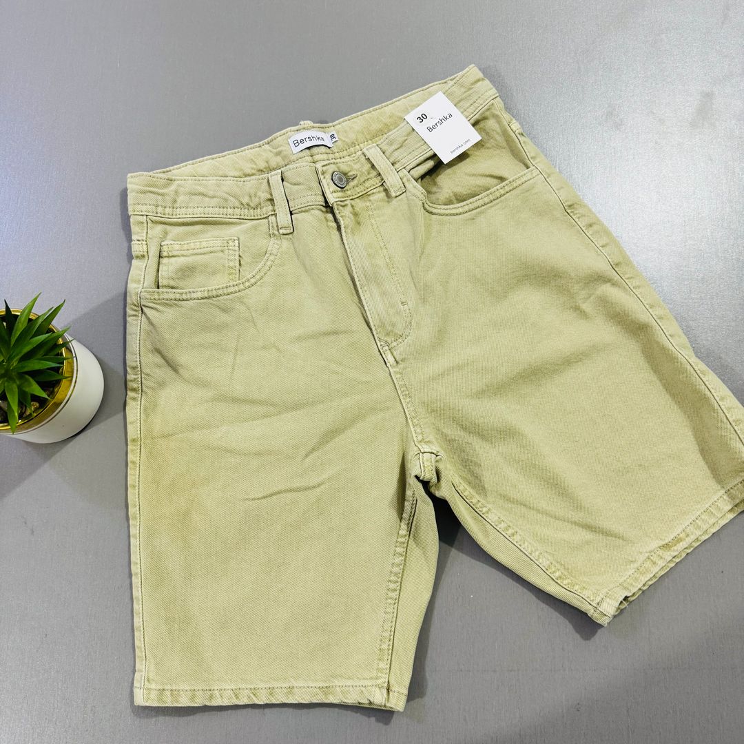 JEANS SHORTS BERSHKA - BEACH SAND 