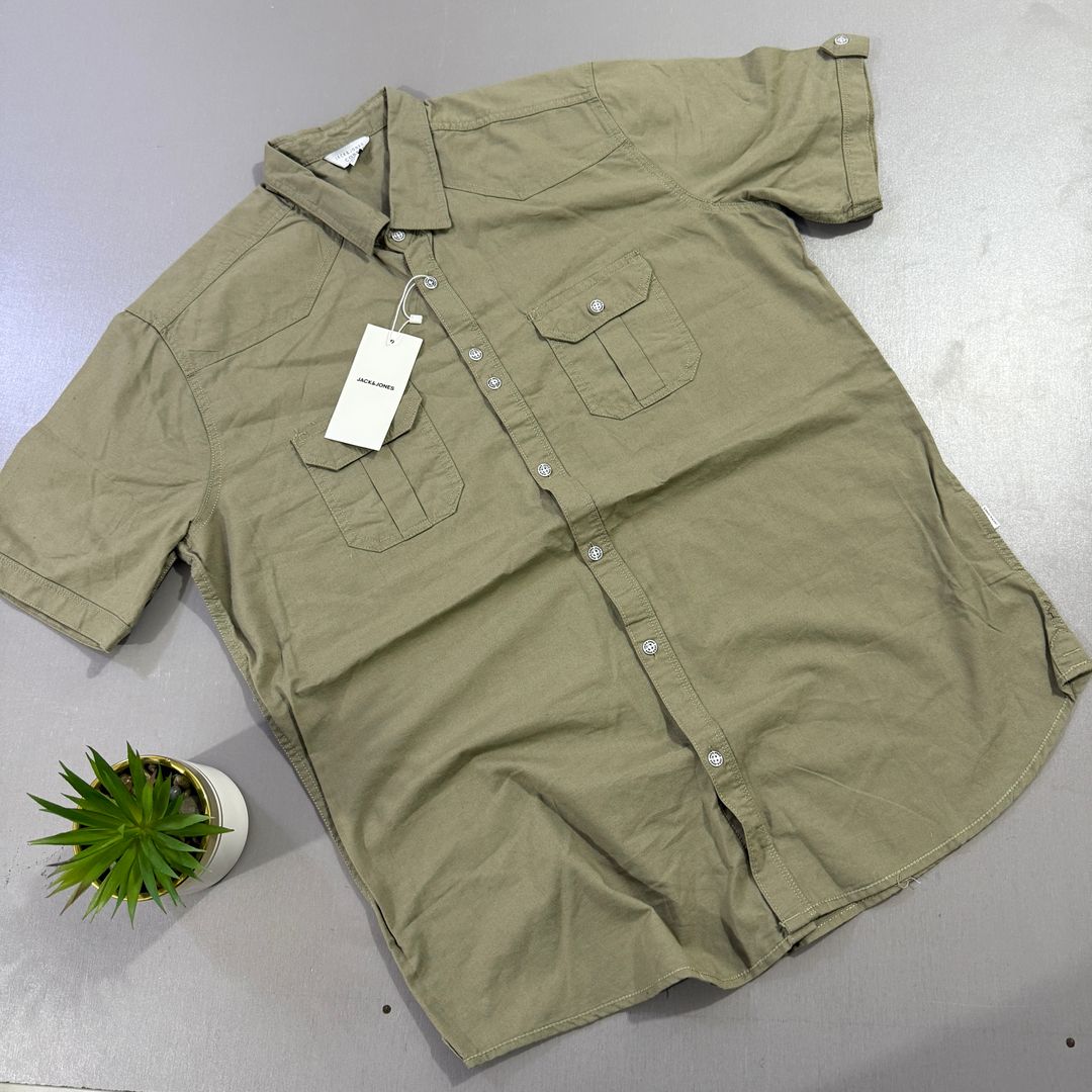 JACK AND JONES CORE - CAMEL GREEN 