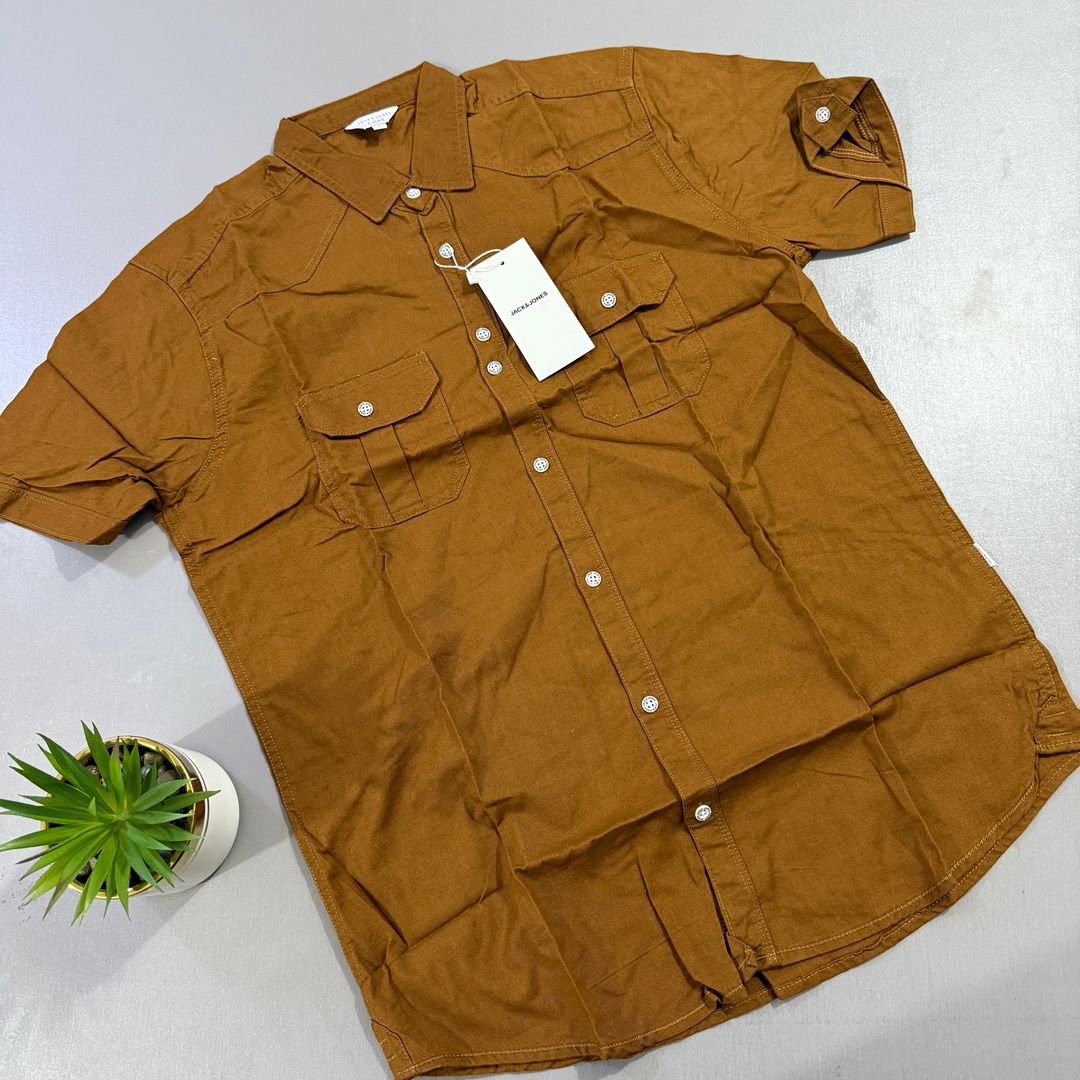 JACK AND JONES CORE - BURNT BROWN