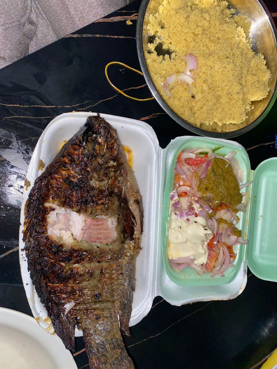 Poisson braisé